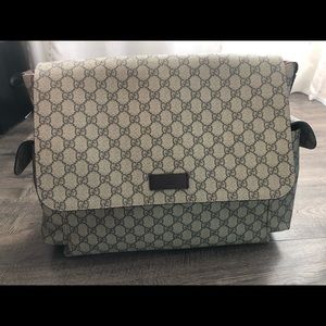 Gucci GG Supreme Plus Diaper Bag